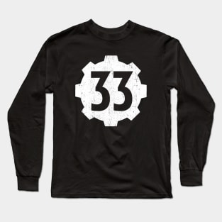 Vault 33 - Worn Out look Long Sleeve T-Shirt